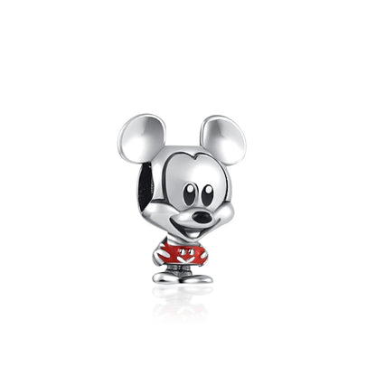 Charms de Disney Stitch Marvel Rescuer Star Wars para pulsera Pandora original de plata de ley 925, collar para mujer, joyería