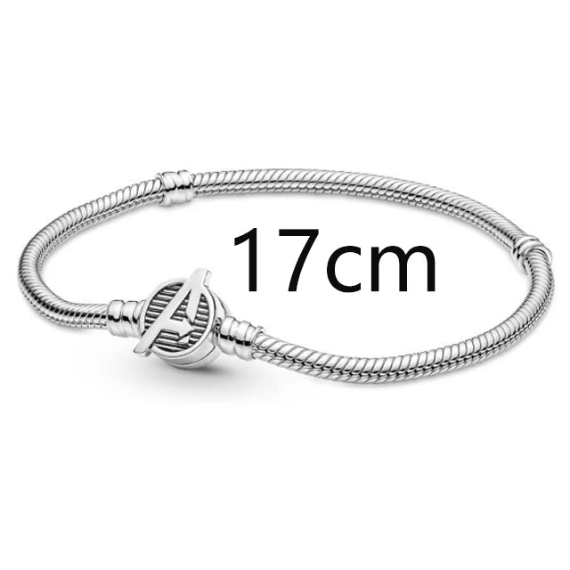 Charms de Disney Stitch Marvel Rescuer Star Wars para pulsera Pandora original de plata de ley 925, collar para mujer, joyería