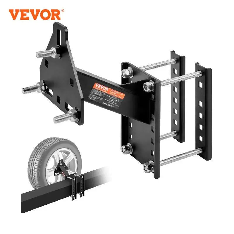 VEVOR - Porta llantas de repuesto de 160 lb con tornillos de montaje, soportes de orejetas en patrones de pernos, soporte para llantas de repuesto para remolques y vehículos recreativos