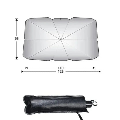 Parasol para coche, sombrilla para ventana delantera, accesorios de protección para parabrisas de coche