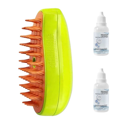 Peines 3 en 1 para depilación de gatos, cepillo de vapor para perros, cepillo eléctrico con pulverizador, cepillos para masaje y cuidado de mascotas.