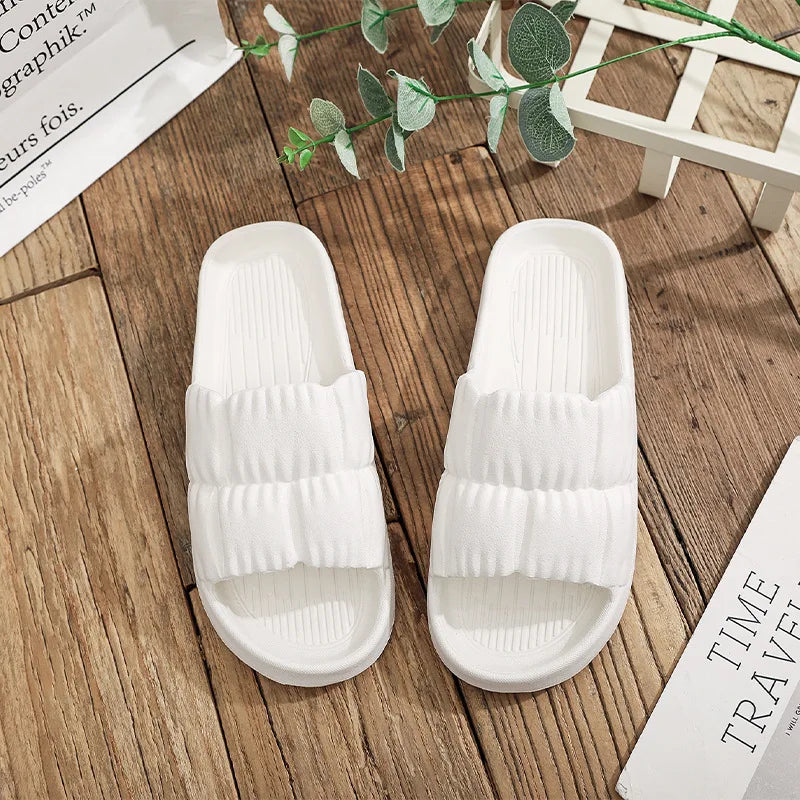 Sandalias suaves y cómodas antideslizantes para hombre y mujer, zapatos informales, chanclas para el hogar, moda de verano