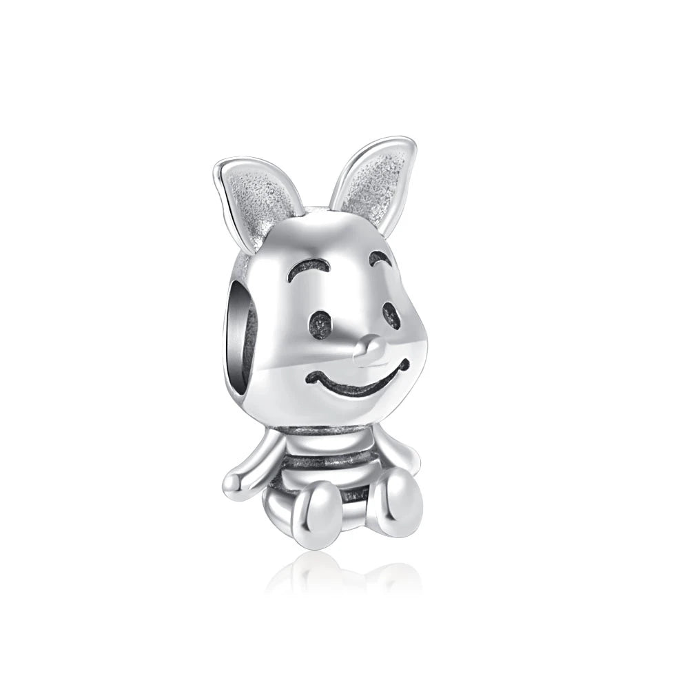 Charms de Disney Stitch Marvel Rescuer Star Wars para pulsera Pandora original de plata de ley 925, collar para mujer, joyería