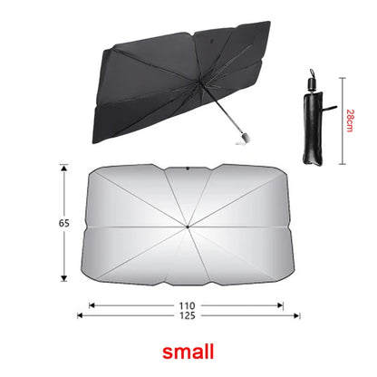 Parasol para coche, sombrilla para coche, protector solar de verano, protección interior del parabrisas, accesorios