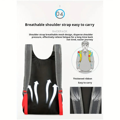 Mochila pequeña, ligera y plegable, ultraligera, para viajes, senderismo, camping, para hombres y mujeres.