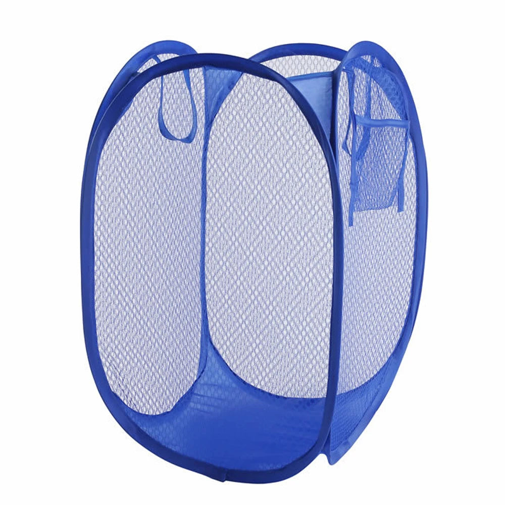 Cesta plegable para clasificar ropa sucia, marco para lavar, bolsa de malla para guardar ropa de baño, organizador de lavandería, bolsa de almacenamiento