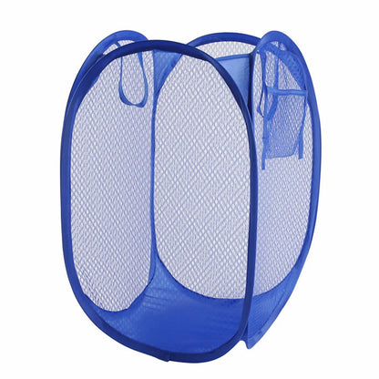 Cesta plegable para clasificar ropa sucia, marco para lavar, bolsa de malla para guardar ropa de baño, organizador de lavandería, bolsa de almacenamiento