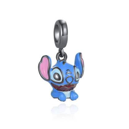Charms de Disney Stitch Marvel Rescuer Star Wars para pulsera Pandora original de plata de ley 925, collar para mujer, joyería