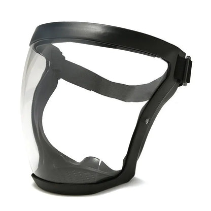 Máscara transparente antivaho y antipolvo, gafas de soldadura de alta definición antivaho, protección facial completa montada en la cabeza
