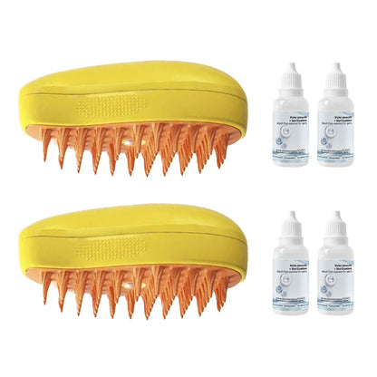 Peines 3 en 1 para depilación de gatos, cepillo de vapor para perros, cepillo eléctrico con pulverizador, cepillos para masaje y cuidado de mascotas.