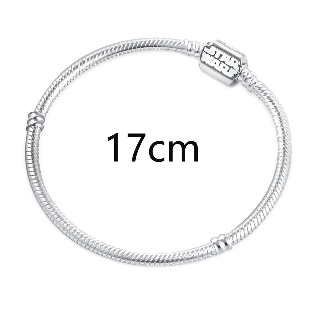 Charms de Disney Stitch Marvel Rescuer Star Wars para pulsera Pandora original de plata de ley 925, collar para mujer, joyería