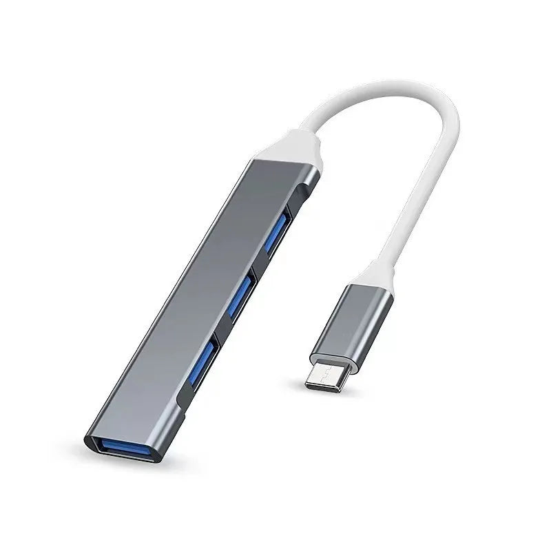 Concentrador USB 3.0 extensor, adaptador divisor de 4 puertos, estación de acoplamiento OTG para teléfono, MacBook Pro de 13 a 15 pulgadas, Air, PC, portátil y concentrador de ordenador.