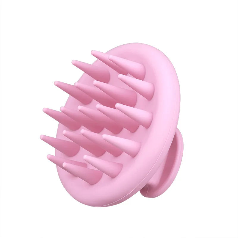 Cepillo de champú de silicona para cabeza, peine masajeador para el cuero cabelludo, para la raíz del cabello, para la picazón, para limpiar el cuero cabelludo a fondo, cepillo de masaje corporal, cepillo de baño
