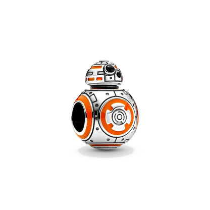 Charms de Disney Stitch Marvel Rescuer Star Wars para pulsera Pandora original de plata de ley 925, collar para mujer, joyería