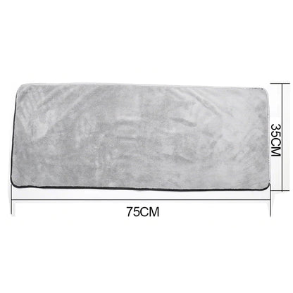 Toalla de microfibra para lavado de autos, paño de limpieza para autos de súper absorción, toalla de microfibra premium para auto, secado único