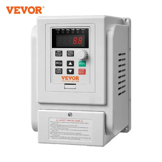 Inversor VFD VEVOR de 2,2 kW, variador de frecuencia, convertidor de CA 220 V, salida 3P, controlador de velocidad para motor de bomba de agua CNC