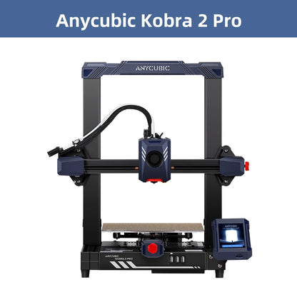 Impresora 3D ANYCUBIC Kobra 2 Pro FDM Velocidad máxima de impresión de 500 mm/s con dimensiones de impresión de 9,8 x 8,7 x 8,7 pulgadas LeviQ 2.0