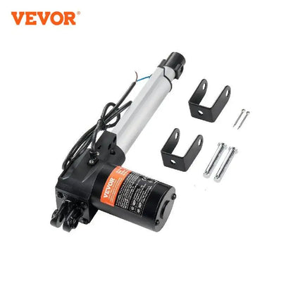 Actuador lineal VEVOR de 12 V, 6/8/10/12/14/16 pulgadas, 6000 N, 5 mm/s, controlador de motor lineal eléctrico con soporte de montaje para uso doméstico.