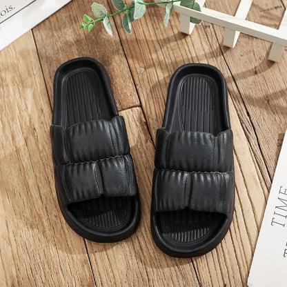 Sandalias suaves y cómodas antideslizantes para hombre y mujer, zapatos informales, chanclas para el hogar, moda de verano