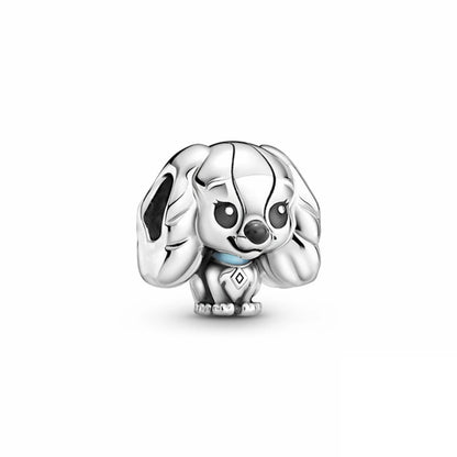 Charms de Disney Stitch Marvel Rescuer Star Wars para pulsera Pandora original de plata de ley 925, collar para mujer, joyería