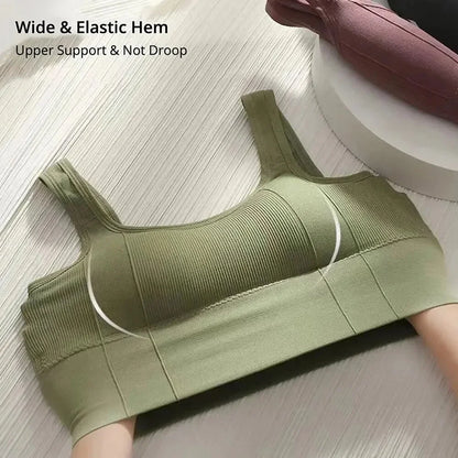 Tops cortos para mujer con sujetador incorporado, sin costuras, sin aros, cómodos, sexys, acolchados, soporte, para yoga, entrenamiento, deportes, tops cortos