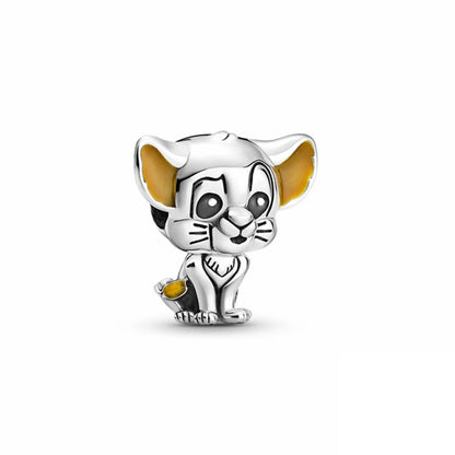 Charms de Disney Stitch Marvel Rescuer Star Wars para pulsera Pandora original de plata de ley 925, collar para mujer, joyería