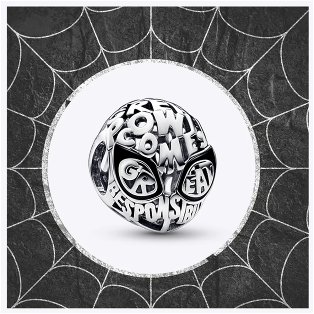 Charms de Disney Stitch Marvel Rescuer Star Wars para pulsera Pandora original de plata de ley 925, collar para mujer, joyería