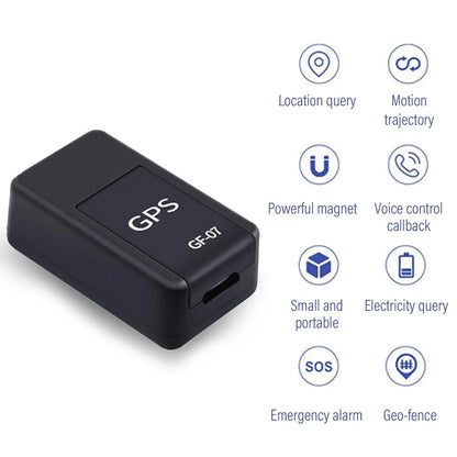 Rastreador GPS magnético potente para vehículos, antipérdida, antirrobo, minilocalizador GPS portátil con posicionamiento preciso.
