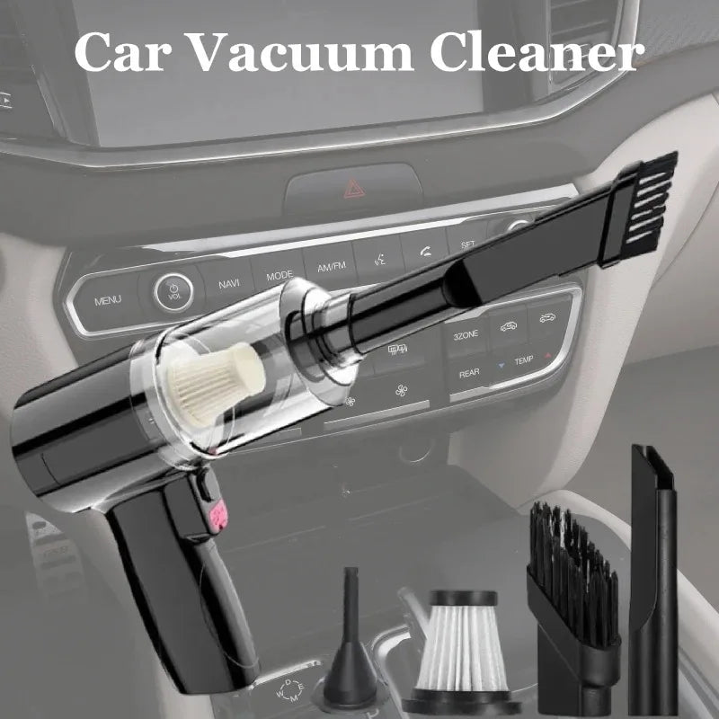 Aspiradora inalámbrica para coche, potente máquina de limpieza, miniaspiradora portátil inalámbrica de mano para electrodomésticos.