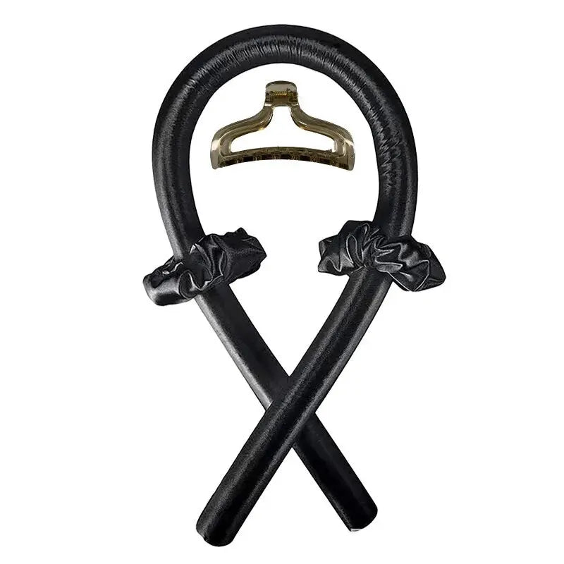 Diadema rizadora sin calor, no daña el cabello ni produce permanente, cómoda de llevar, juego de 4 herramientas para rizar el cabello durante el sueño.