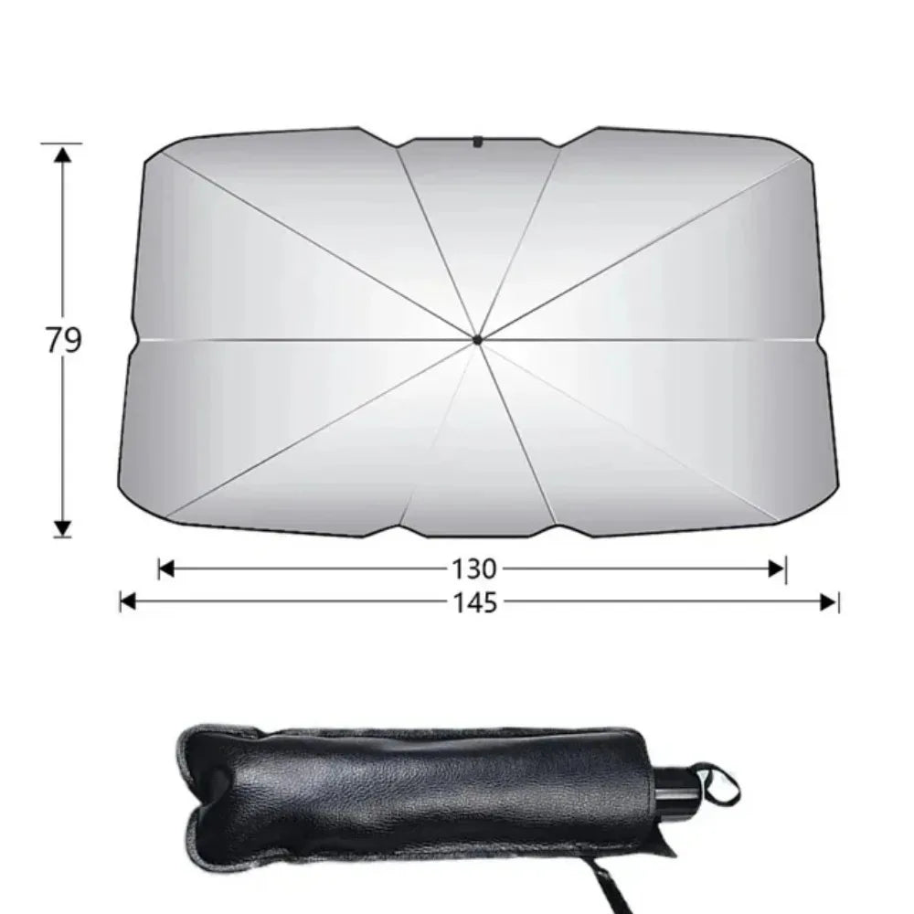 Parasol para coche, sombrilla para ventana delantera, accesorios de protección para parabrisas de coche