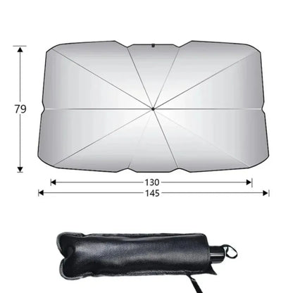 Parasol para coche, sombrilla para ventana delantera, accesorios de protección para parabrisas de coche
