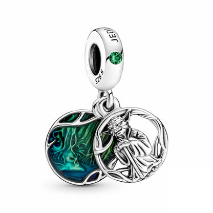 Charms de Disney Stitch Marvel Rescuer Star Wars para pulsera Pandora original de plata de ley 925, collar para mujer, joyería