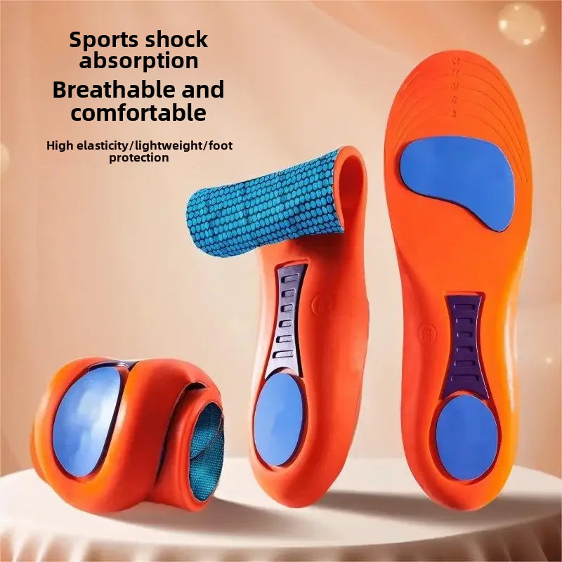 Plantilla deportiva de verano para entrenamiento militar, suela suave, absorción de impactos, plantilla para hombre con absorción de sudor, arco plano, almohadilla completa en el talón.