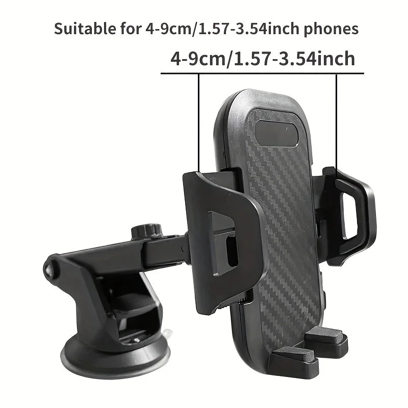 Soporte universal para teléfono móvil con ventosa para salpicadero de coche.