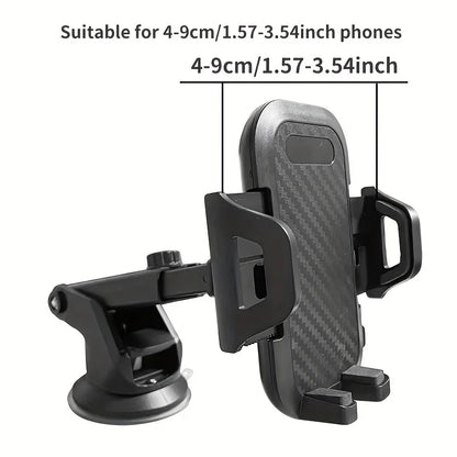 Soporte universal para teléfono móvil con ventosa para salpicadero de coche.