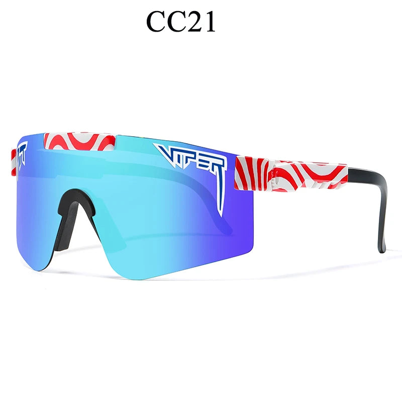 Gafas de sol PIT VIPER para exteriores, para hombre y mujer, con protección UV400, para ciclismo, béisbol y ciclismo de montaña.