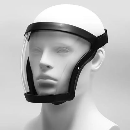 Máscara transparente antivaho y antipolvo, gafas de soldadura de alta definición antivaho, protección facial completa montada en la cabeza