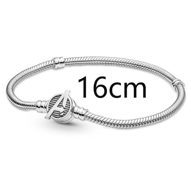 Charms de Disney Stitch Marvel Rescuer Star Wars para pulsera Pandora original de plata de ley 925, collar para mujer, joyería