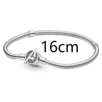 Charms de Disney Stitch Marvel Rescuer Star Wars para pulsera Pandora original de plata de ley 925, collar para mujer, joyería