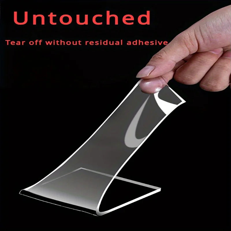 Kitchen Transparent Double Sided Tape Bathroom Waterproof Reusable Self Adhesive Nano Tapes Home Decoration Washable Super Tapes