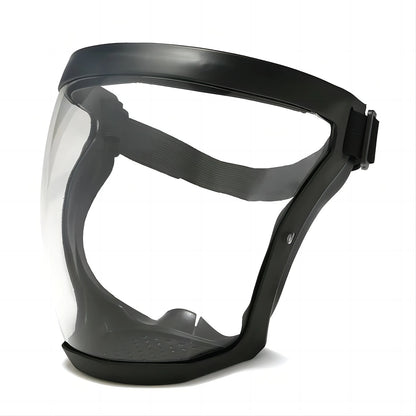 Máscara transparente antivaho y antipolvo, gafas de soldadura de alta definición antivaho, protección facial completa montada en la cabeza