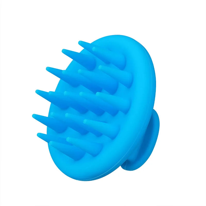 Cepillo de champú de silicona para cabeza, peine masajeador para el cuero cabelludo, para la raíz del cabello, para la picazón, para limpiar el cuero cabelludo a fondo, cepillo de masaje corporal, cepillo de baño