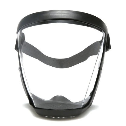 Máscara transparente antivaho y antipolvo, gafas de soldadura de alta definición antivaho, protección facial completa montada en la cabeza