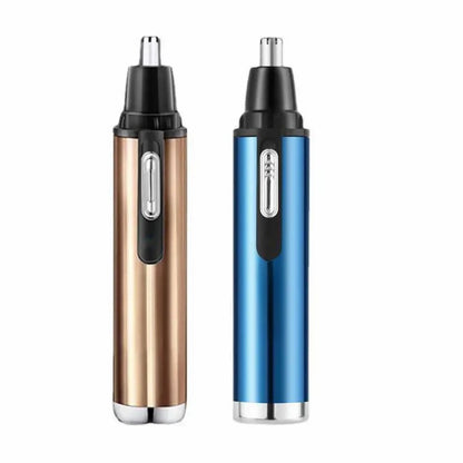 Recortador de vello nasal, afeitadora de vello nasal, recortador de vello nasal y de orejas, sin dolor, batería eléctrica, afeitadora de vello nasal para hombres, tijeras para vello nasal para hombres