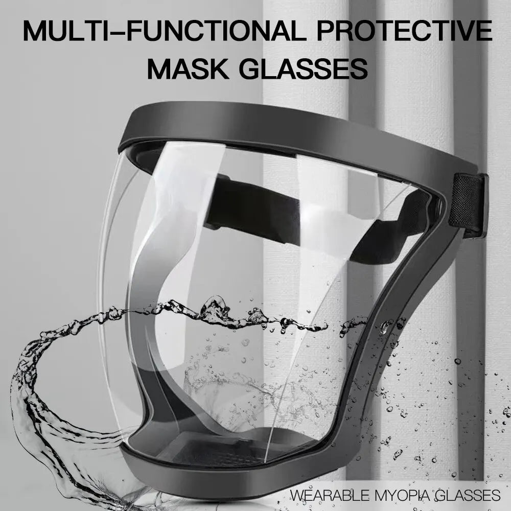 Gafas protectoras de alta definición, transparentes, antisalpicaduras, antipolvo, antivaho y antiviento.