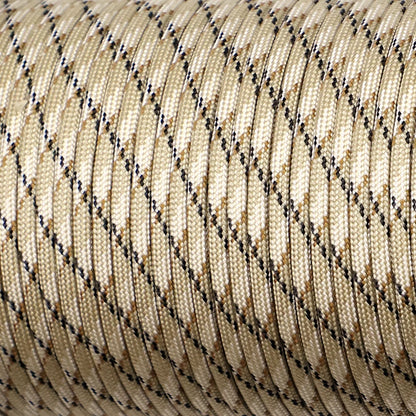 Cuerda de paracaídas táctica militar de 7 hebras y 4 mm, 550 unidades, para acampar, supervivencia al aire libre, pulsera de cuerda DIY.