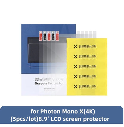 ANYCUBIC 3d Printer Parts 5pcs LCD Screen Protector Set For Photon Mono 4K,Photon Mono X(6K)6.23/8.9/9.25 inch