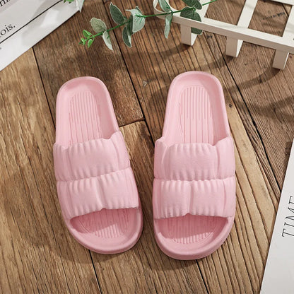 Sandalias suaves y cómodas antideslizantes para hombre y mujer, zapatos informales, chanclas para el hogar, moda de verano