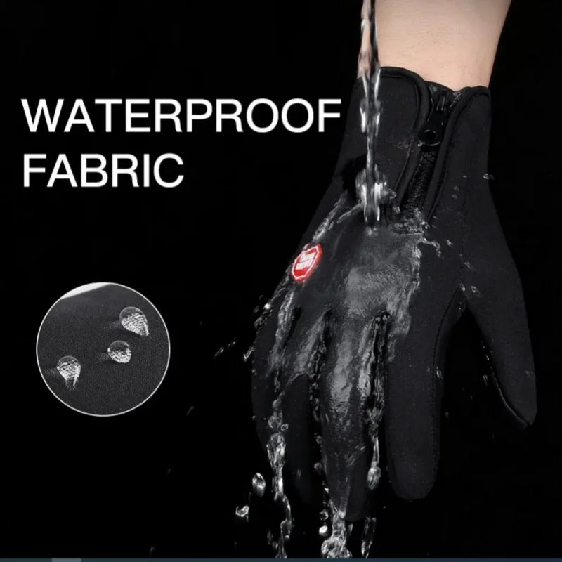 Guantes de moto de otoño e invierno para mujer, resistentes al viento, antideslizantes, con pantalla táctil, de forro polar, que mantienen el calor en el trabajo, guantes deportivos para hombre y mujer.